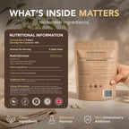 Nura Nattokinase ingredient panel: 250mg nattokinase (5,000 FU) per two-tablet serving, from natto extract, non-GMO soy derived