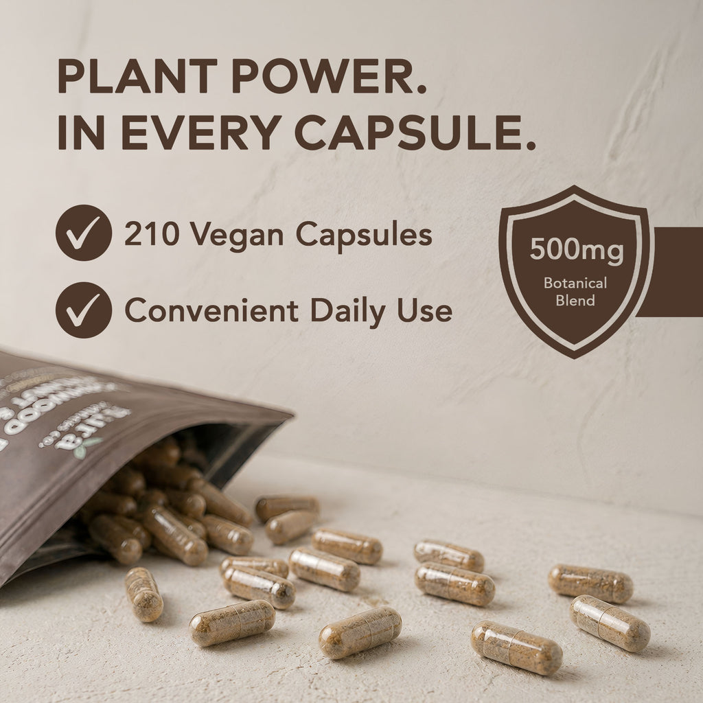 Comparison of Nura Wormwood, Black Walnut & Clove capsules with a liquid dropper extract: capsule format, no liquid aftertaste, measured blend, no mixing or measuring